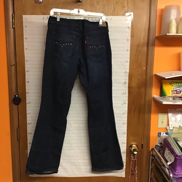 Levi's , bootcut, 515 jeans, 5 pocket jeans,, … sz 12 blue - Picture 2 of 5